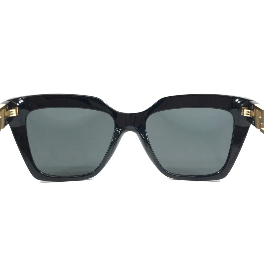Versace Sunglasses MOD.4418 GB1/87 Black Gold Butterfly with Light Gray Lenses